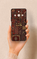 Realme 11 Pro Uyumlu Vintage Halı Desenli Silikon Kılıf