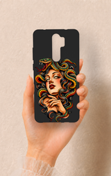 Redmi Note 8 Pro Uyumlu Medusa Desenli Silikon Kılıf