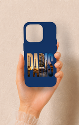 iPhone 14 Pro Uyumlu Paris Desenli Silikon Kılıf