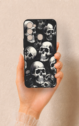 Tecno Spark 8C Uyumlu Kuru Kafa Desenli Silikon Kılıf