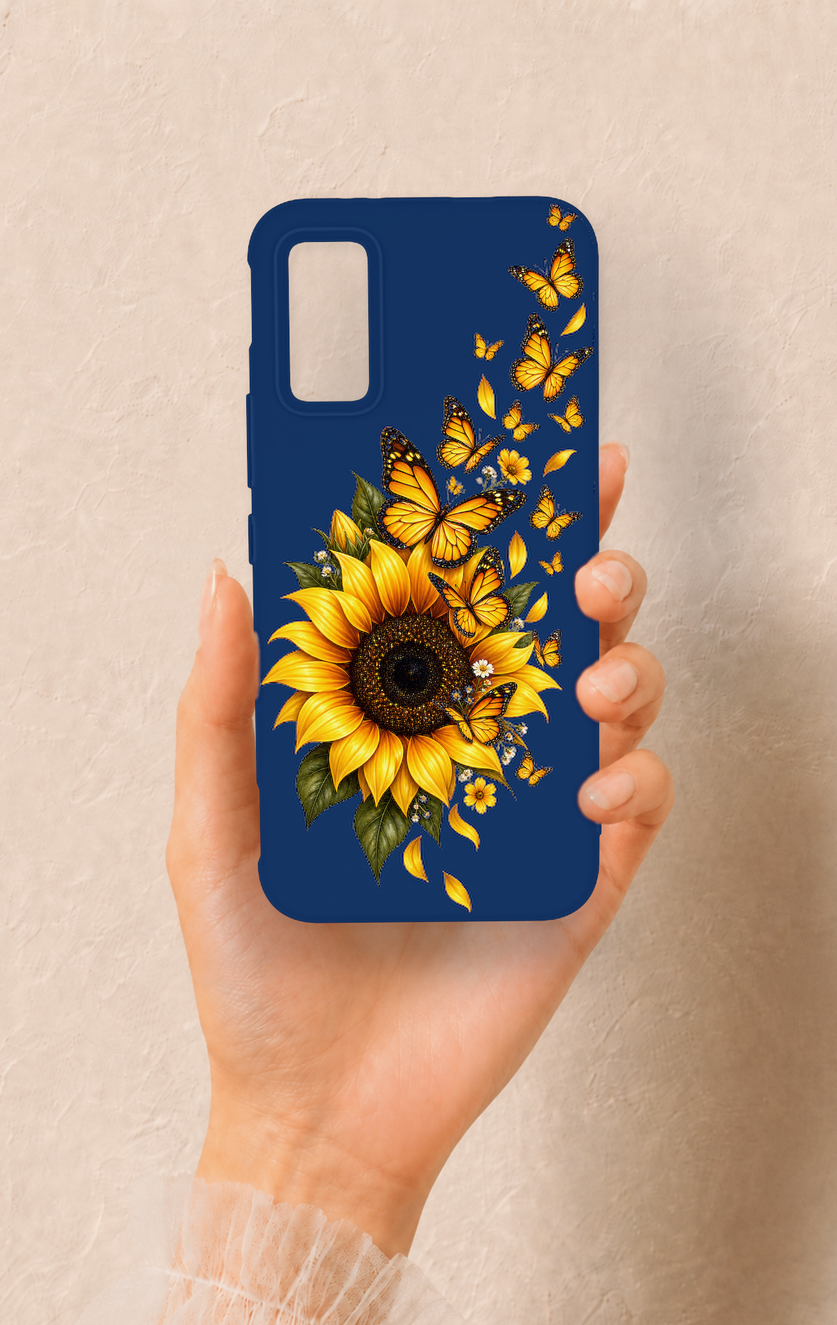İnfinix Gt 30 Pro Uyumlu Ayçiçeği Desenli Silikon Kılıf