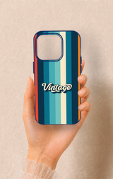 iPhone 15 Pro Uyumlu Vintage Desenli Silikon Kılıf