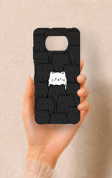 Poco X3 Uyumlu Many Cats Desenli Silikon Kılıf