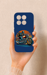 Xiaomi Mi 17 5G Uyumlu Moto Rider Desenli Silikon Kılıf