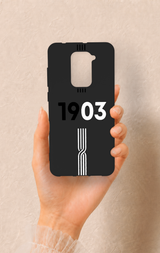 Redmi Note 9 Uyumlu 1903 Kemer Desenli Silikon Kılıf
