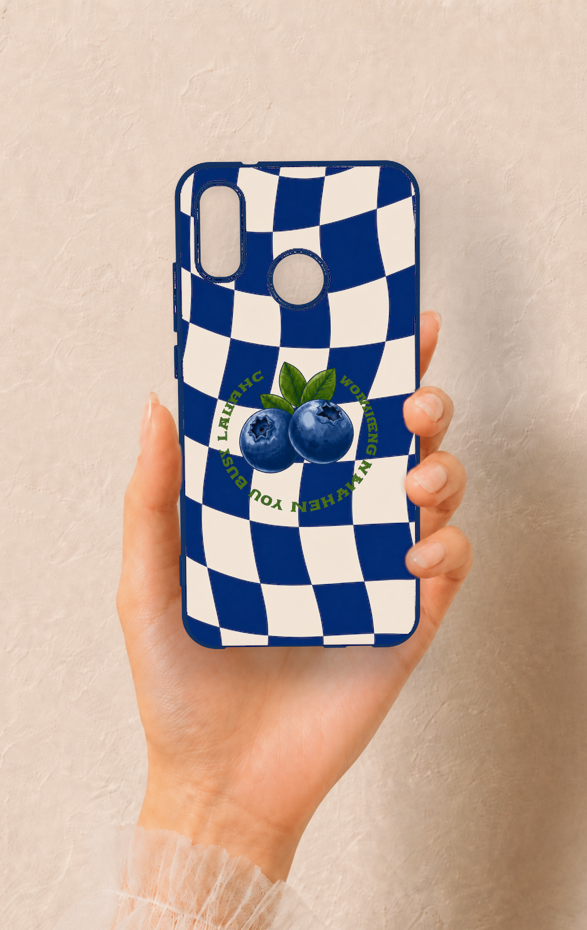 Huawei P20 Lite Uyumlu Yaban Mersini Desenli Silikon Kılıf