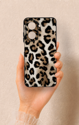Redmi A5 Uyumlu Leopar Derisi Desenli Silikon Kılıf