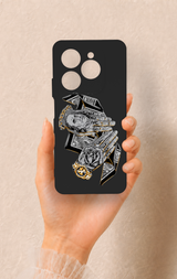 Tecno Spark 20 Pro Uyumlu Self Made Desenli Silikon Kılıf