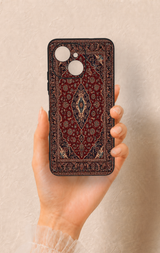 Tecno Spark 40C Uyumlu Acem Halı Desenli Silikon Kılıf
