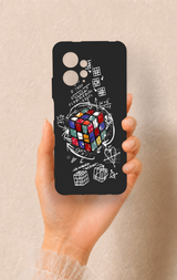 Redmi Note 12 4G Uyumlu Rubik Küb Desenli Silikon Kılıf