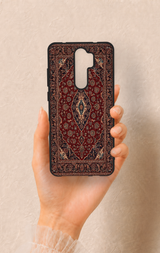 Redmi Note 8 Pro Uyumlu Acem Halı Desenli Silikon Kılıf