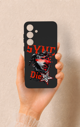 Samsung S25 Plus Uyumlu Sync Die Desenli Silikon Kılıf