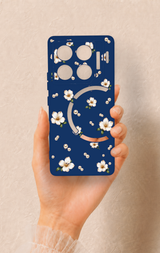 İnfinix Gt 20 Pro Uyumlu Papatya İnci Desenli Silikon Kılıf