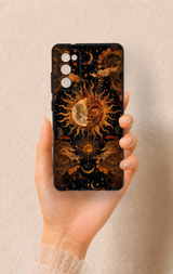 Samsung S20Fe Uyumlu Mistik Güneş Desenli Silikon Kılıf