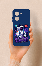 Redmi A5 Uyumlu Astronot DJ Desenli Silikon Kılıf