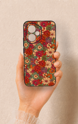 Honor 400 Uyumlu Pastel Çiçek Bahçesi Desenli Silikon Kılıf