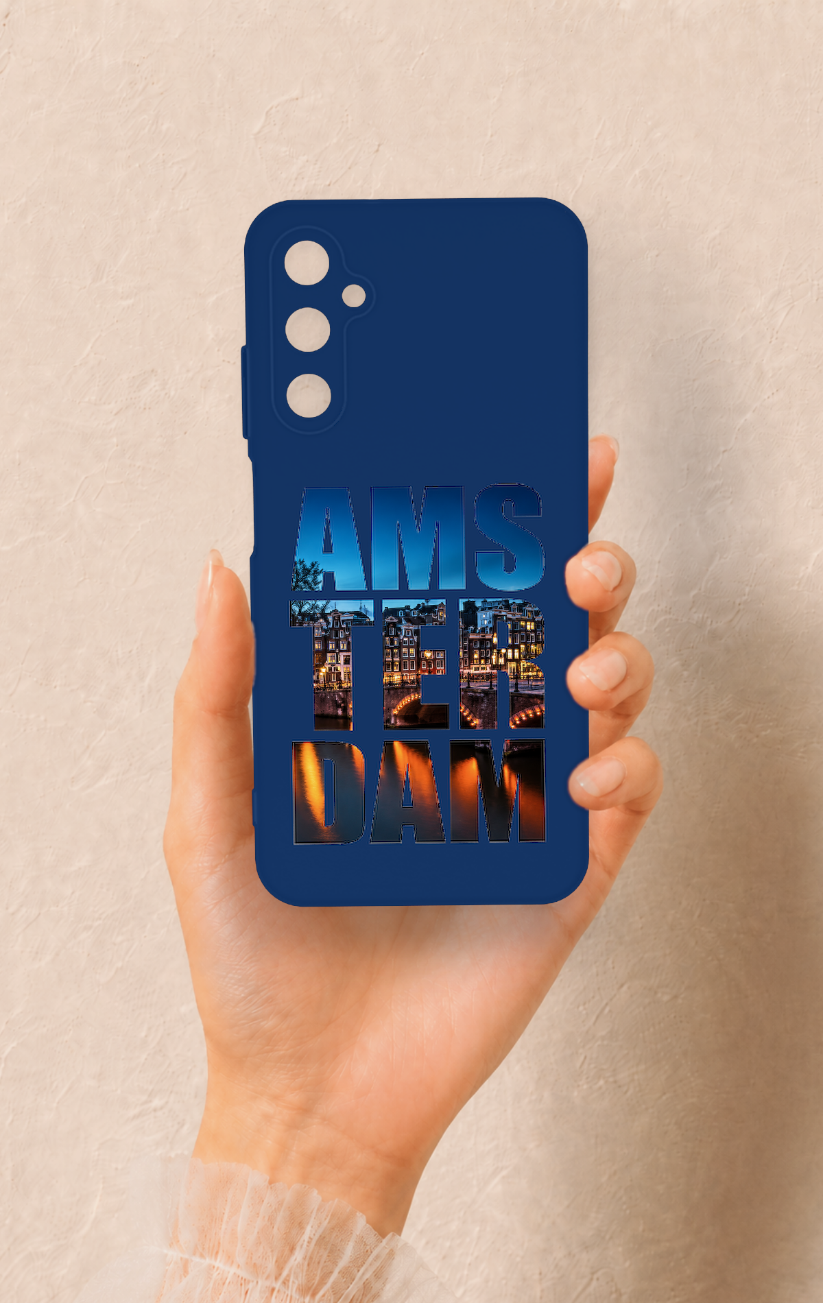 Samsung A05s Uyumlu Amsterdam Desenli Silikon Kılıf