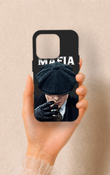 iPhone 15 Pro Uyumlu MAFIA Desenli Silikon Kılıf