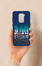 Redmi Note 9 Uyumlu San Francisco Desenli Silikon Kılıf