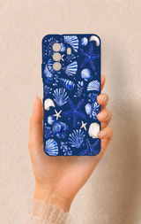 Huawei Nova Y70 Uyumlu Deniz Kabuğu Desenli Silikon Kılıf