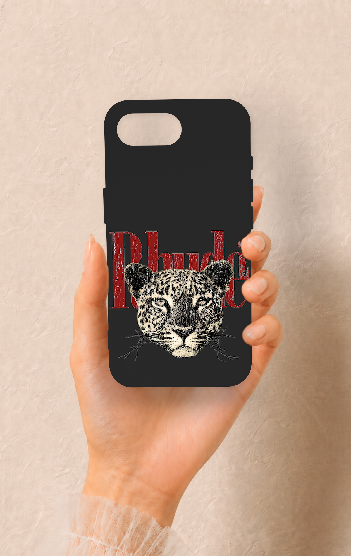 iPhone 16E Uyumlu Rhude Desenli Silikon Kılıf