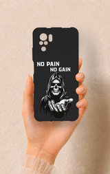 Redmi Note 10-10S Uyumlu No Pain No Gain Desenli Silikon Kılıf