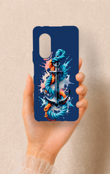 Huawei Nova 9Se Uyumlu Anchor Desenli Silikon Kılıf