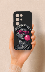 Realme C85 5G Uyumlu Pop David Desenli Silikon Kılıf