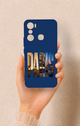 İnfinix Hot 20i Uyumlu Paris Desenli Silikon Kılıf