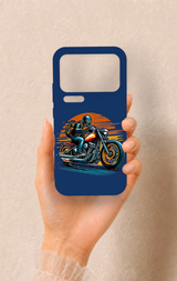 Mi 17 Pro Max Uyumlu Moto Rider Desenli Silikon Kılıf