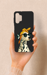 Samsung A32 Uyumlu Cool Dalmaçyalı Desenli Silikon Kılıf
