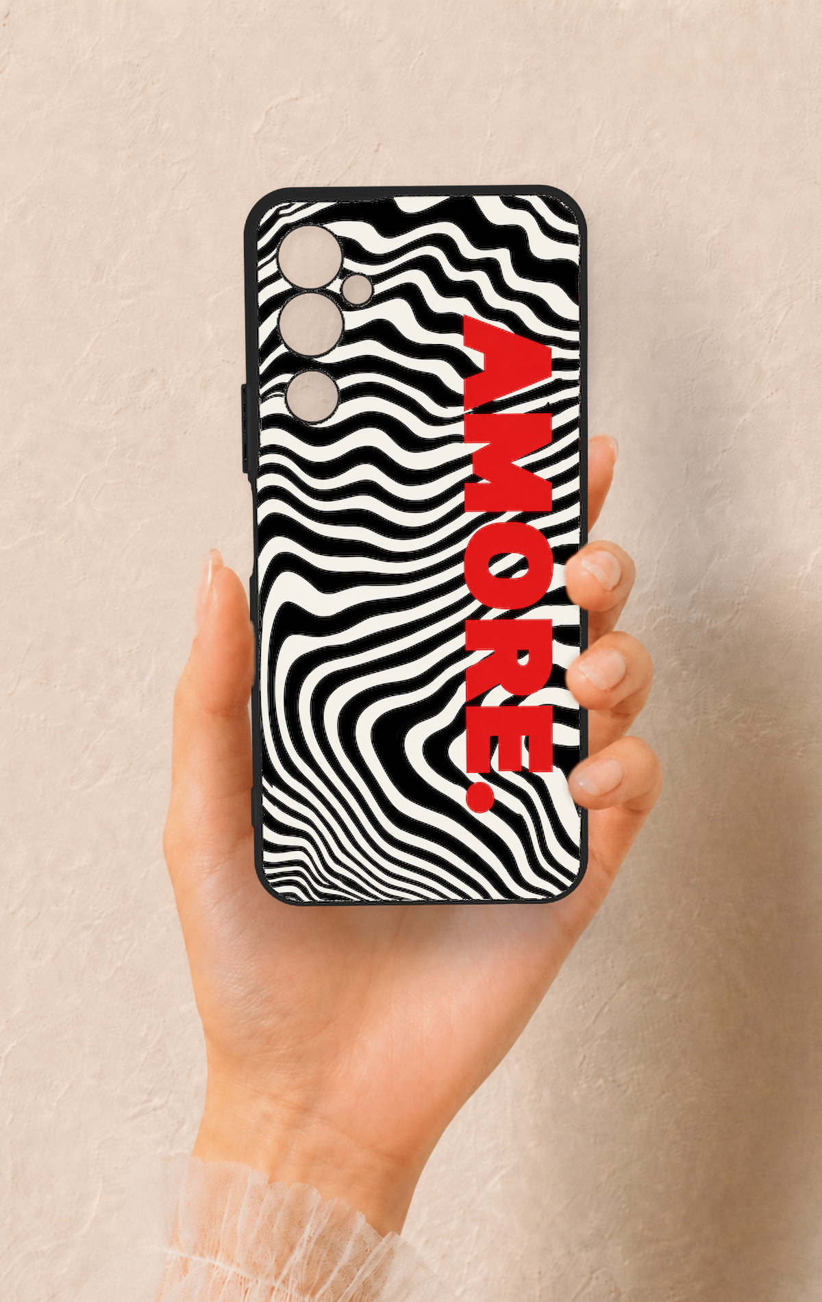 Tecno Pova Neo 2 Uyumlu Zebra Amore Desenli Silikon Kılıf