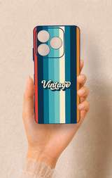 Realme C63 Uyumlu Vintage Desenli Silikon Kılıf
