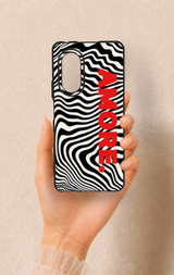 Huawei Nova 9Se Uyumlu Zebra Amore Desenli Silikon Kılıf