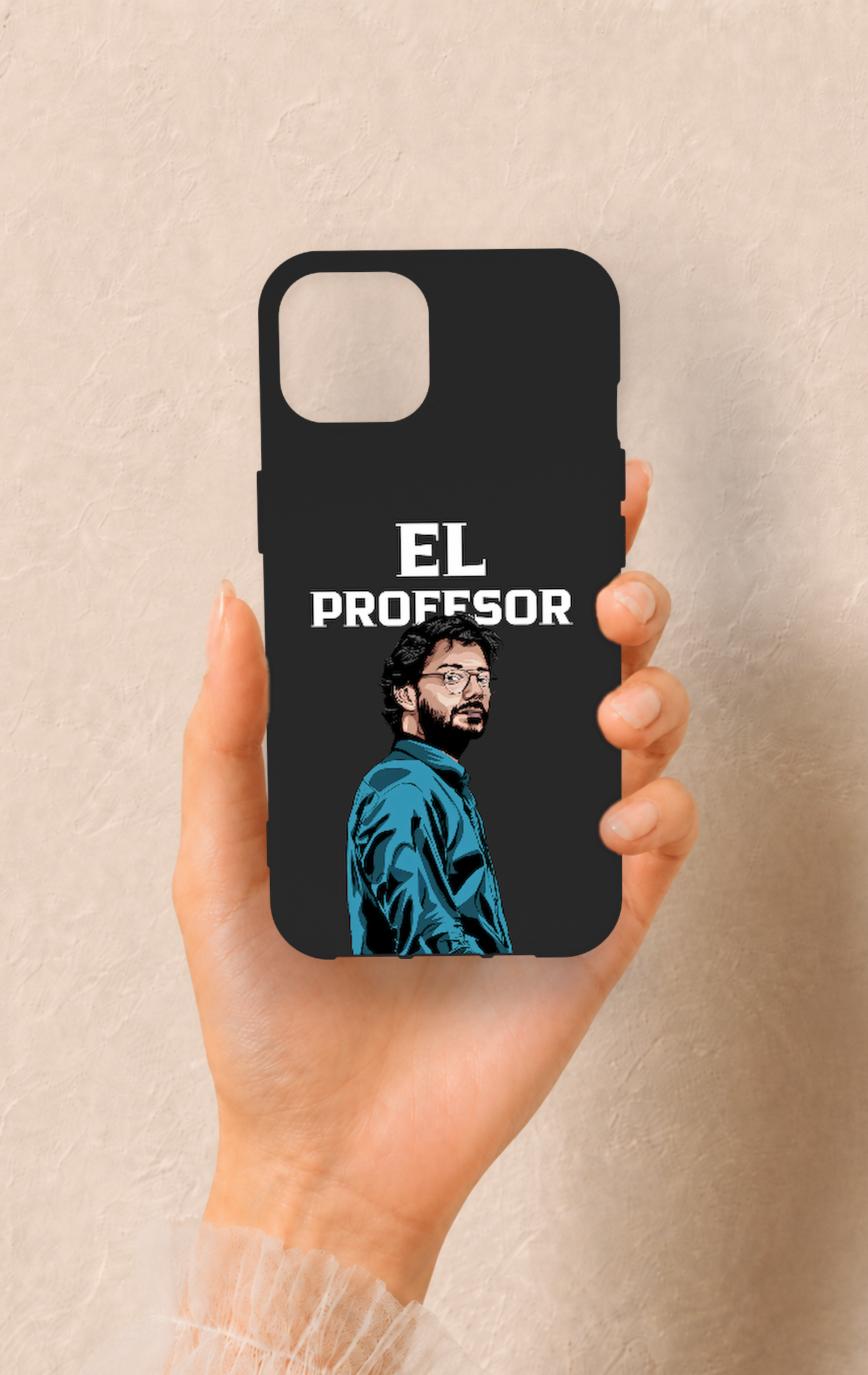 iPhone 14 Uyumlu El Profesor Desenli Silikon Kılıf
