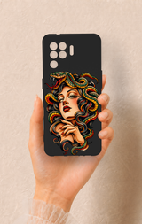 Oppo Reno 5 Lite Uyumlu Medusa Desenli Silikon Kılıf