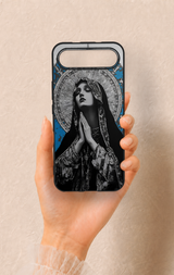 Tecno Spark Slim Uyumlu Rahibe Desenli Silikon Kılıf