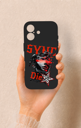 iPhone 17 Uyumlu Sync Die Desenli Silikon Kılıf