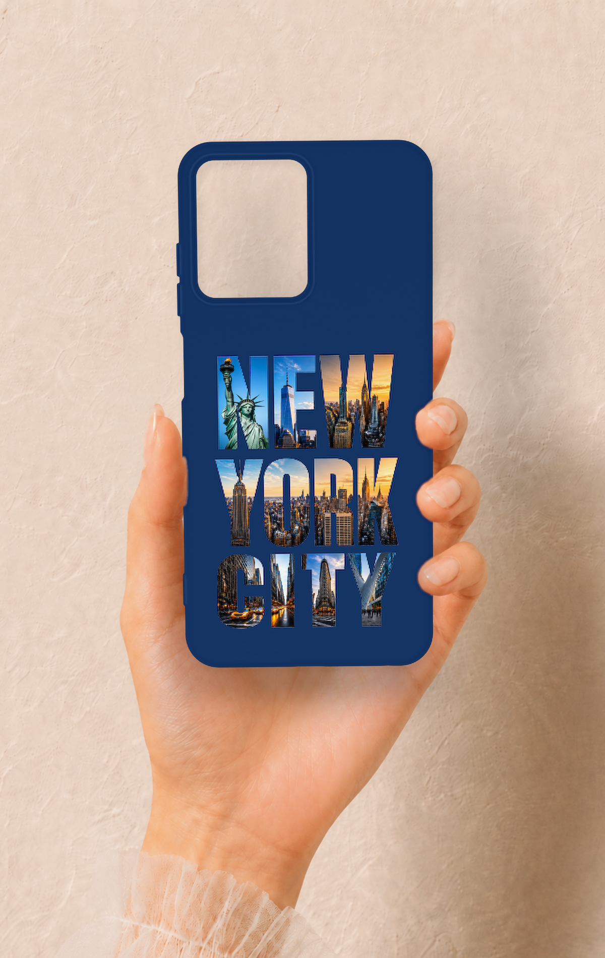 Casper Via M40 Uyumlu New York City Desenli Silikon Kılıf