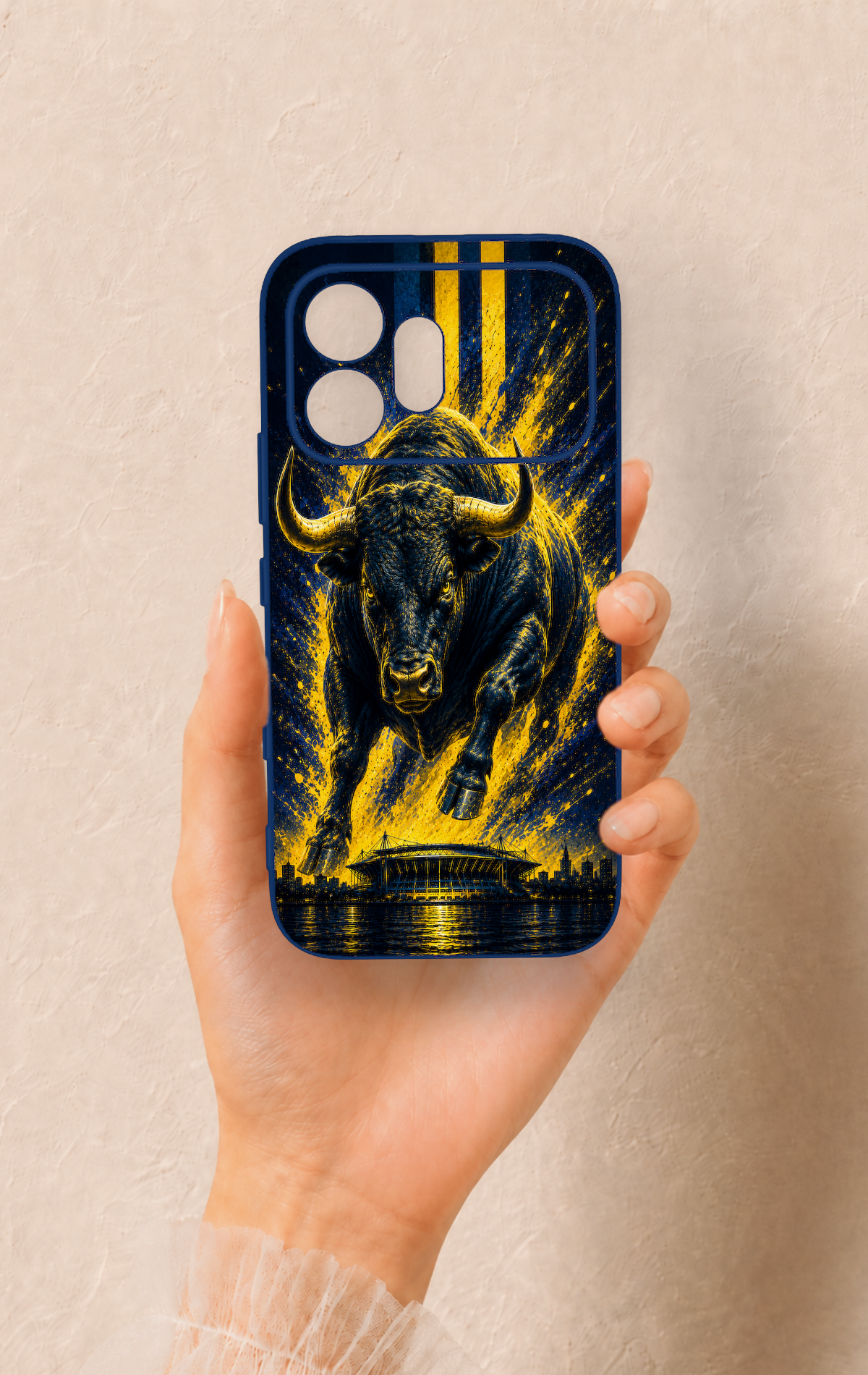 Honor 600 Uyumlu Kadiköy Boğası Desenli Silikon Kılıf
