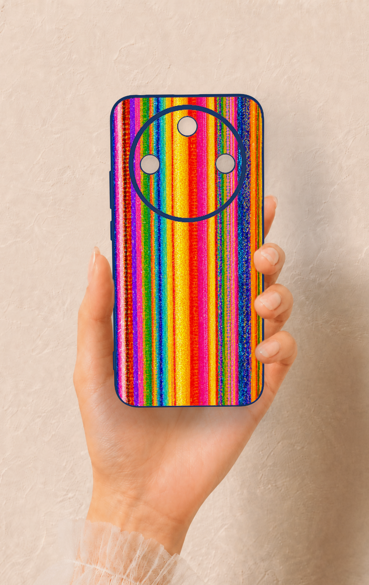 Honor Magic 8 Lite Uyumlu Rengarenk Desenli Silikon Kılıf
