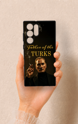 Samsung S22 Ultra Uyumlu Father Of The Turks Desenli Silikon Kılıf