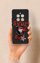 Realme 12 Pro Uyumlu Sync Die Desenli Silikon Kılıf