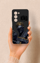 Oppo A5 5G Uyumlu King Desenli Silikon Kılıf