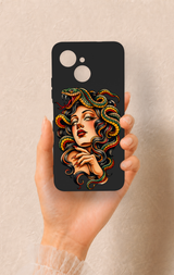 Tecno Spark 40C Uyumlu Medusa Desenli Silikon Kılıf