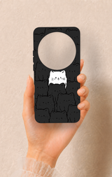 Xiomi Mi 15 Ultra Uyumlu Many Cats Desenli Silikon Kılıf