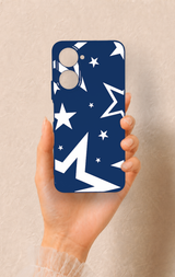 Vivo Y18 Uyumlu Mega Star Desenli Silikon Kılıf