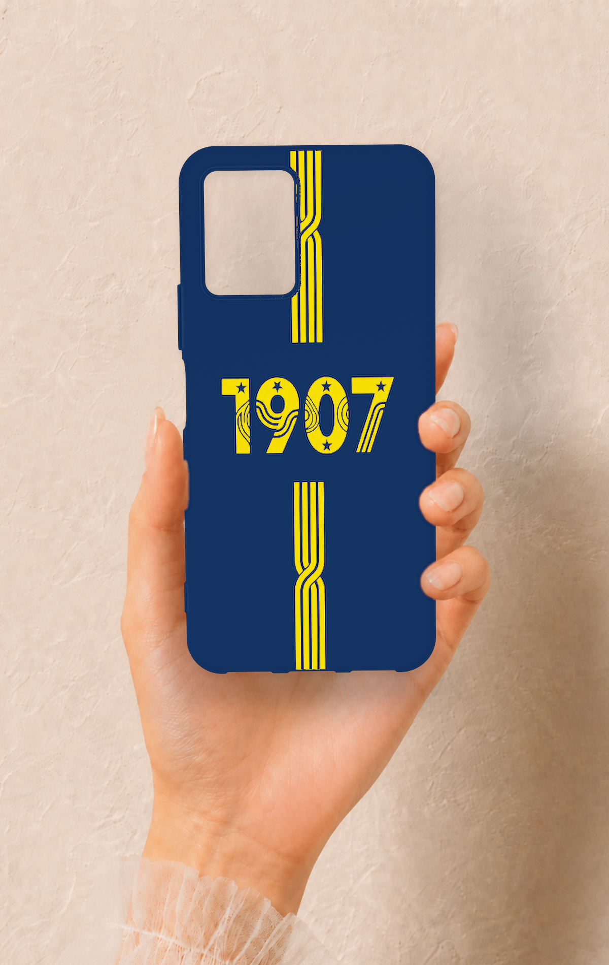 Vivo Y33S Uyumlu 1907 Kemer Desenli Silikon Kılıf