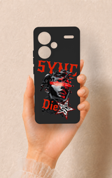 Redmi Note 13 Pro Plus Uyumlu Sync Die Desenli Silikon Kılıf