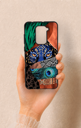 Redmi Note 9 Uyumlu Amazon Kaplan Desenli Silikon Kılıf